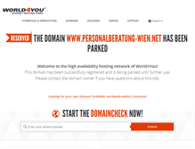 Tablet Screenshot of personalberatung-wien.net